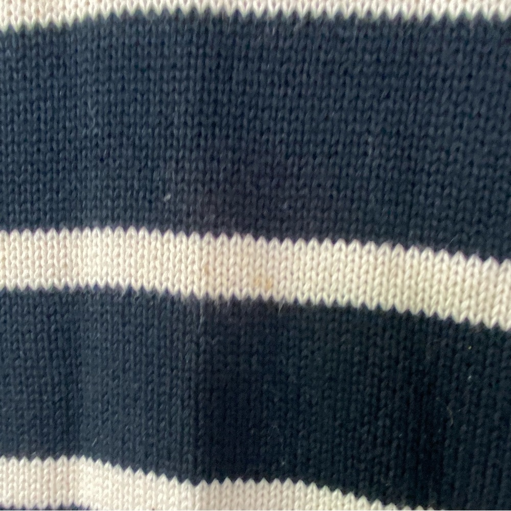 Lauren Ralph Lauren blk & wht boating yachting equestrian sweater. Size Medium - Picture 3 of 12